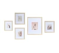 MARCO FOTO SET 5 MDF CRISTAL 32,5X1,5X45 NATURAL