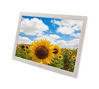 Marco Fotos Digital 17 Pulgadas, Reproductor Publicidad, Marco Fotos electrónico, Calendario Reloj Soporte, máquina Interruptor Temporizador, función subtítulos rodantes, s