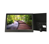 Marco Fotos Digital, álbum electrónico Metal 12 Pulgadas - 1280 x 800 Alta resolución LED Imagen/música/Reproductor vídeo Multimedia con Control Remoto, Soporte USB y Tarjeta SD Mar