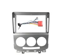 Marco Frontal De 9 Pulgadas Radio Estéreo 2 DIN Panel De Control Central para Salpicadero para Mazda 5 para Premacy 2010-2015 KLAUER(Frame an Cord)