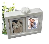 Marco giratorio para fotos, página giratoria para imágenes | Portafotos con manivela 360 grados con 12 compartimentos decoración mesa para casa, dormitorio, salón, pareja, amigos, día del padre