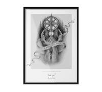 Marco Grande de Foto Negro 70x100 cm Elegante Diseño Decoracion Hogar Marco de Plástico di Alta Qualità Acrílica Irrompible Duradero para Exhibición Vertical y Horizontal Colgar en Pared