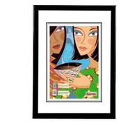 Hama Madrid Negro - Marco (De plástico, Negro, 20 x 30 cm, 300 mm, 450 mm)