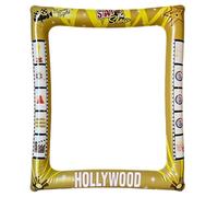 Marco Inflable para Cabina de Fotos de Cumpleaños Películas de Hollywood,Marco Gigante de Selfie,Marcos de Foto Inflable Hinchable para Fiesta,Accesorios de Fiesta de Cumpleaños para Hombres Mujeres