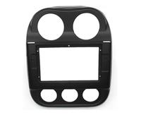 Marco Instalación para Radio Coche 10.1 Pulgadas Panel Estéreo MP5 Marco Instalación para Tablero Cabezal 2DIN para Jeep para Compass para Patriot 2010-2016 PYPFQUMQGR(Frame)