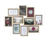 Marco "kyle" collage para 10 fotos de manera individual l. 58,5 x pr. 2,8 x al. 49,2 cm