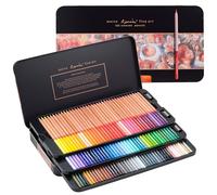 MARCO Lápices de colores para adultos para colorear - Juego de 120 lápices de colores luminosos, ideal para pintura al óleo profesional, lápices de madera, lápices de colores en caja de hierro, para