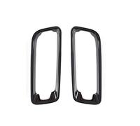 Marco luz antiniebla delantera coche, cubierta decorativa para Pajero V93 V97 V87 2009-2023 ABS, pantalla lámpara negra brillante