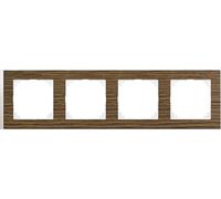 Marco Merten M-Pur Decor 4x roble/blanco activo