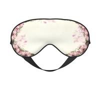 Marco Ovalado De Rosas Rosadas Vintage, Cubreojos completos Antifaz bloqueador de luz Antifaz para dormir Antifaz suave con los ojos vendados Noche