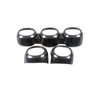 Marco Panel Compartimento Central Coche Pieza Decorativa Reajuste Pegatina Fibra Carbono para Benz Clase C W206 C200 C220 C260 C300 2022 2023 Tiras Decorativas Coche(Style H)