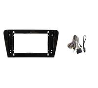 Marco Panel Estéreo Marco Radio Android para Skoda para Octavia 3 para A7 2013-2018 10 Pulgadas 2DIN Fascia Panel Cable Canbus Caja Panel Audio Coche(Frame Wire)
