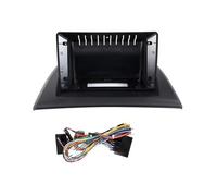 Marco Panel Estéreo Marco Radio para X3 E83 2004 2012 9 Pulgadas 2DIN Fascia Panel Arnés Cable Canbus Caja Panel Audio Coche(Frame Wire High)