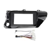 Marco Panel Estéreo Navegación 10,1 Pulgadas 2Din, ABS, Negro, Conducción a la Izquierda para 2015-2018 - Protección Robusta, Fácil Instalación, Estilo Moderno para Inter (con Cable de alimentación)