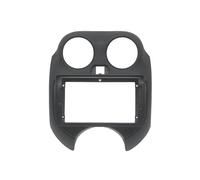 Marco Panel para Marzo para Micra K13 2010 2011 2012 2013 Auto Estéreo Reproductor Multimedia Panel Tablero Adaptador Fascia Kit Marco Radio(Marco)