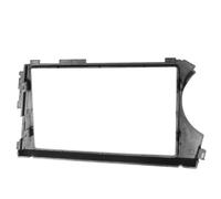 Marco Panel Radio Coche 2 DIN Doble Estéreo Radio De Coche Fascia CD Placa Panel Embellecedor Marco Kit para SsangYong Actyon para Kyron 2005-2011 (Rueda Izquierda)