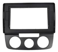 Marco Panel Radio Coche Adaptador Fascia Marco 10 Pulgadas, Caja Canbus, Kit Panel Ajuste Tablero Radio Android para VW para Jetta para Bora para Sagitar Gold para Vento(Only Frame)