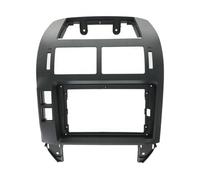 Marco Panel Radio Coche Kit De Marco Tablero Navegación Fascia para Coche, Reproductor Multimedia Android 9 "para VW, para Polo 2004 2005 2006 2007 2008 2009 2010(Frame-Black)