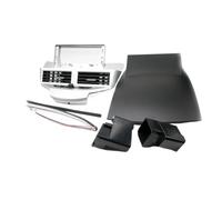 Marco Panel Radio Coche Radio Estéreo Coche 12,3 Pulgadas, Reproductor Android MP5, GPS, Panel Salpicadero 2 DIN, Cubierta Marco Tablero para Ford para Fiesta 2009-2014