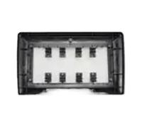 Marco Panel Radio Coche Universal 7 A 9 Pulgadas Dos 2 Doble DIN Radio Coche Fascia Estéreo para Unidad Central Panel Tablero Montaje Marco Embellecedor Kit Placa Frontal(10.1 Inch)