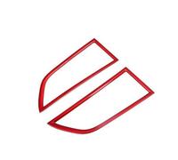 Marco Panel Salida Ventilación Aire Tablero Central Interior Embellecedor Cubierta Vaina Calibre Para Porsche Para Macan 2014-2023(Red)