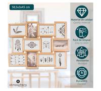 Marco para 12 imágenes natural