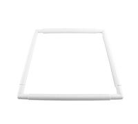 Marco para bordar 43 x 43 cm, marco para clip de bordado, marco de costura de plástico de 4 tamaños para bordado, acolchado a mano, punto de aguja, pintura sobre seda, bastidor de punto de cruz Q Snap