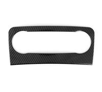 Marco para Botón de Aire Acondicionado, Cubierta Decorativa ABS, Estilo Fibra de Carbono para GLK 2013-2015 - Ligero y Resistente, Instalación Fácil, Acabado Brillante y Elegan