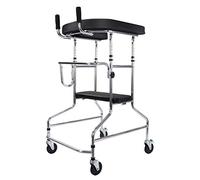 Marco para caminar con 6 ruedas, ayuda para caminar para caminar, ayuda para caminar para ancianos, rehabilitación para ancianos, marco de andador de altura ajustable estrella de luz