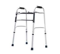 Marco para caminar, ligero geriátrico para ancianos, plegable, altura ajustable: 78 ~ 98 cm, soporte de aluminio/reposabrazos de ayuda para caminar, ahorro de espacio, estrella de luz