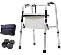 Marco para caminar para ancianos estándar, plegable, altura ajustable, ayuda para personas mayores, estrella de luz