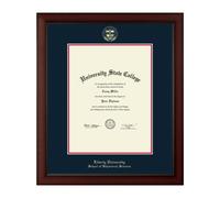 Marco para diploma de 33 cm de ancho x 43 cm de alto de la Facultad de Ciencias del Comportamiento de la Universidad Liberty. Ideal para maestr a