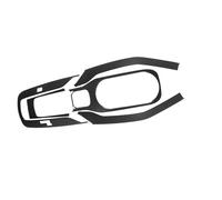 Marco Para La Tapa Del Depósito De Agua Consola Central Coche, Para Toyota Para Corolla Para Cross XG10 2021-2025(Fibra de carbon)