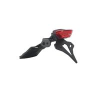 Marco para Matrícula para Suzuki GSX-8S GSX8S 2023-UP Soporte Matrícula Culata Trasera Corta Soporte Contrapunto con Luz LED Integrada CAVINBDZ(Red)