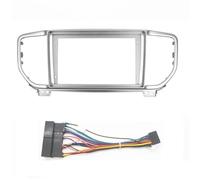 Marco para Panel De Instrumentos De Radio Estéreo Y Reproductor De DVD para KIA para Sportage 2019, 2020, 2021 Y 2022 Marco Radio de Coche(Fascia and Cable)