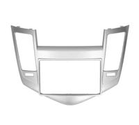 Marco para Panel De Navegación con Radio Estéreo 2 DIN para Chevrolet para Cruze 2009-2012(Plata)