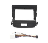 Marco para Radio Coche 2 DIN Estéreo Panel Salpicadero Bisel Frontal para Peugeot 4007 2007 2008 2009 2010 2011 2012(Fascia and Cable,7 Inch)