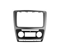 Marco para Radio Coche, Doble DIN Audio Fascia Fit Use Uso Apto for Skoda Octavia 2013 Radio Estéreo DVD CD Marco del Kit De Ajuste La Instalación Montaje Tablero Panel(Auto AC)