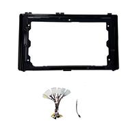 Marco para radio de coche compatible con Toyota Corolla E170 y Auris E180 (2016-2019). Panel estéreo 2DIN de 9 pulgadas con arnés de cableado Consola central del coche Panel(Frame cable canbus)