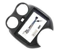 Marco para Radio De Coche Reproductor MP5 Android Unidad Principal 2 DIN Panel Instrumentos Estéreo para Nissan para Micra para March K13 2010-2013 QAQMHVCVB(with Cable)