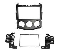 Marco para Radio Fascia De Radio Coche 2 DIN para Nissan 370Z 2009-2012, Panel Estéreo para Tablero, GPS, DVD, Kit Instalación Embellecedor, Marco Biselado
