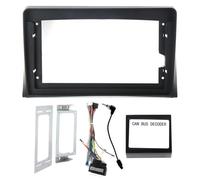 Marco para Radio Kit De Panel para Marco Bisel Radio Coche para VW para Multivan 2003-2015 Caja Protocolo CANBUS Cable Multimedia 9 Pulgadas