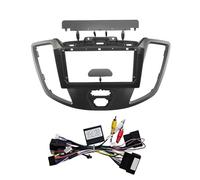 Marco para Radio Panel Fascia De Radio Coche 9 Pulgadas para Ford para Transit 2014 + Kit Tablero, Instalación Consola Facia, Placa Adaptadora GPS Biselada
