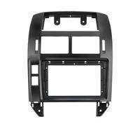 Marco para Salpicadero con Navegación Y Reproductor Multimedia Android De 9 Pulgadas para VW para Polo 2004-2011 LIANGYIMEI(Black-Frame)