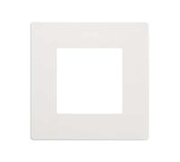 Marco para un elemento, serie técnica, diseño funcional y versátil, ideal para instalaciones eléctricas y decorativas en espacios interiores.