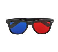 Marco para ver juegos de DVD con gafas 3D, gafas 3D universales para películas y TV, estilo de cristal rojo y azul para películas y juegos 3D con