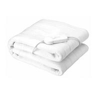 Marco Paul - Manta eléctrica doble ajustable de 135 cm x 120 cm, manta térmica con 3 ajustes de calor, calentamiento rápido y protección contra sobrecalentamiento, manta térmica doble para cama, funda