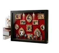 Marco pequeño de silueta de museo para decoración de recuerdos