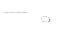 Marco piloto trasero derecho cromado satinado para Fiat 500 L 2012 en adelante