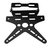 Marco Placa MatríCula Motocicleta,Universal Alloy Universal Motorcycle Soporte de placa de montaje Soporte de montaje Aluminio Ajustado Registro Número de registro Cubierta Portamatriculas Moto ( Col